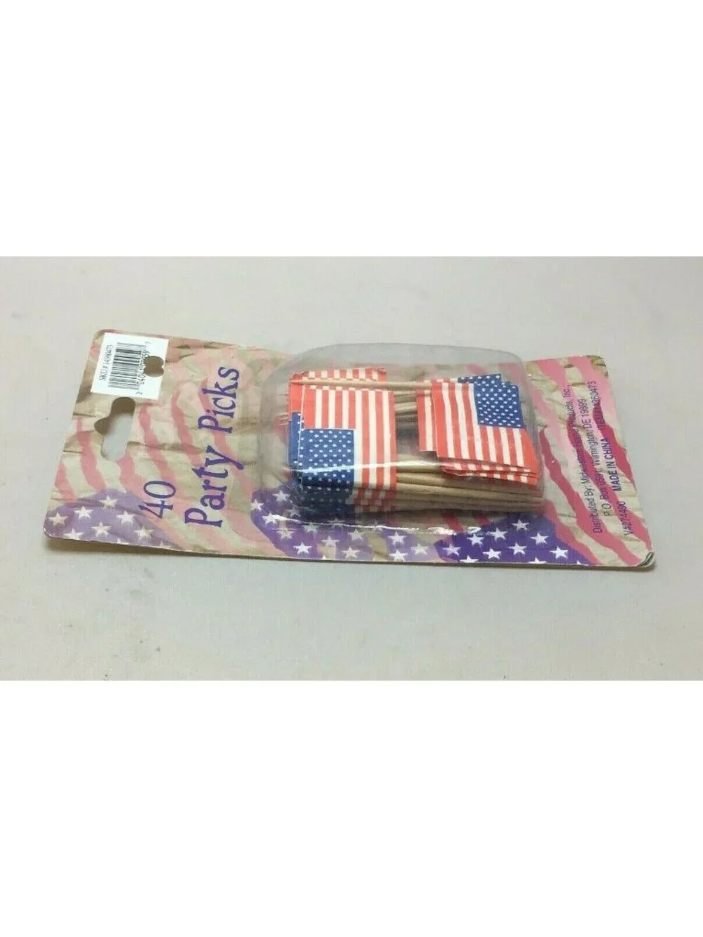 American Flag Toothpicks 40 Party Picks Patriotic Veterans Memorial Cupcake